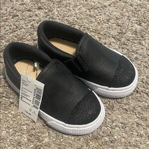 The Children's Place Black Glitter Sneakers